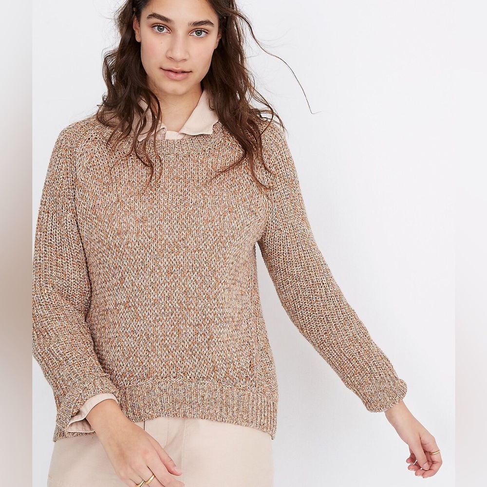 Madewell Marled Beverly Pullover sweater